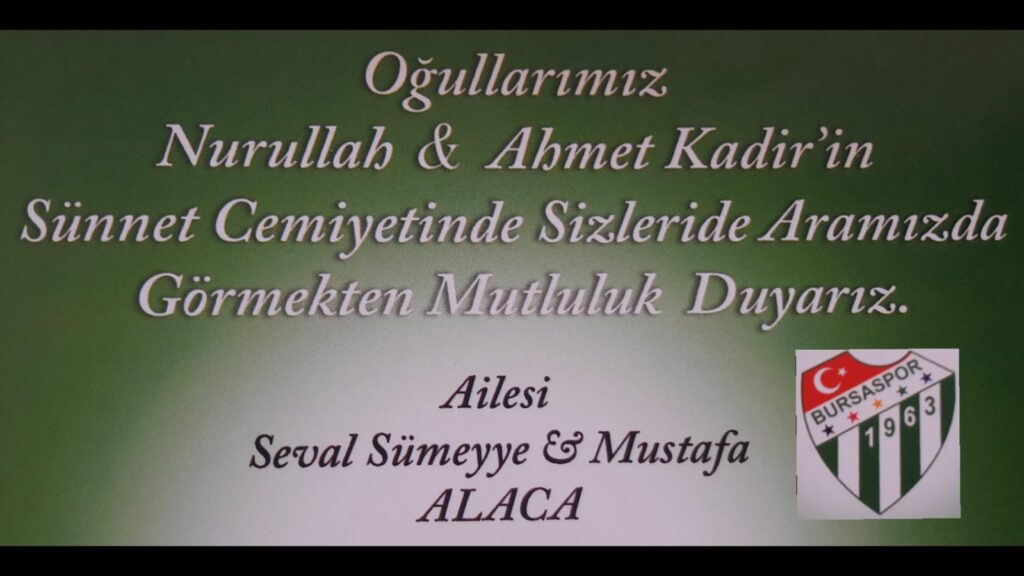 Nurullah ve Ahmet Kadir’in mutlu günü