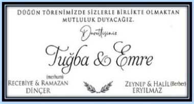 Tuğba ile Emre Evleniyorlar
