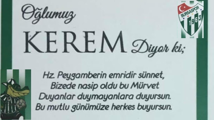 Kerem’in mutlu günü