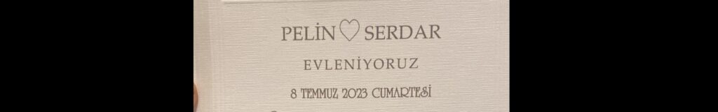 Pelin ile Serdar Evleniyorlar