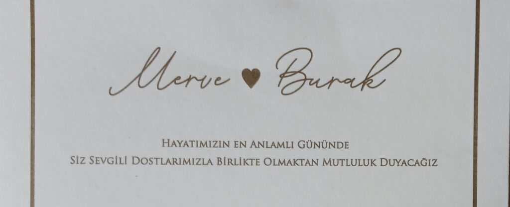 Merve ile Burak Evleniyor