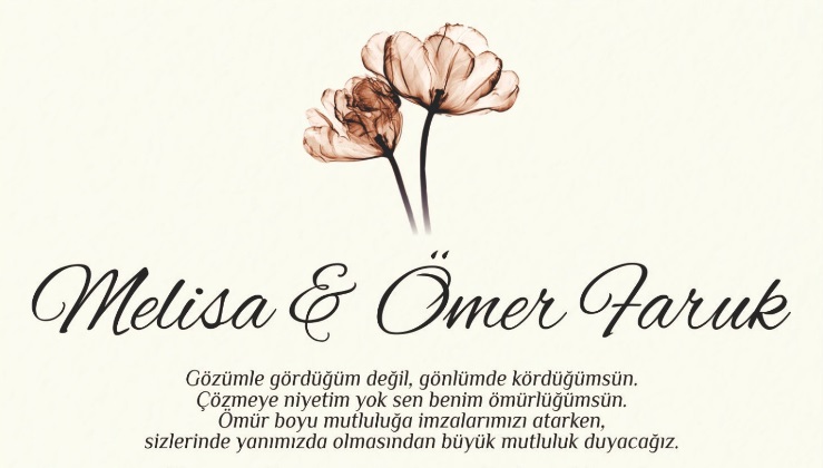 Melisa ile Ömer Faruk Evleniyor