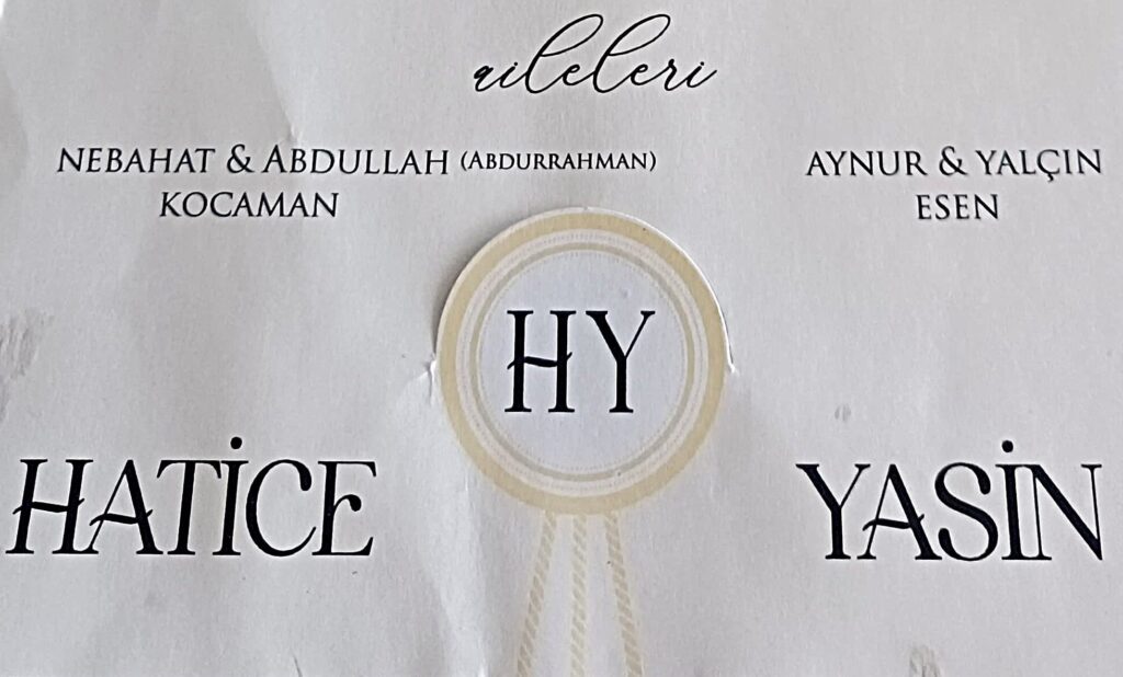 Hatice ile Yasin Evleniyor