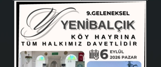 9. Geleneksel köy hayrımıza davetlisiniz